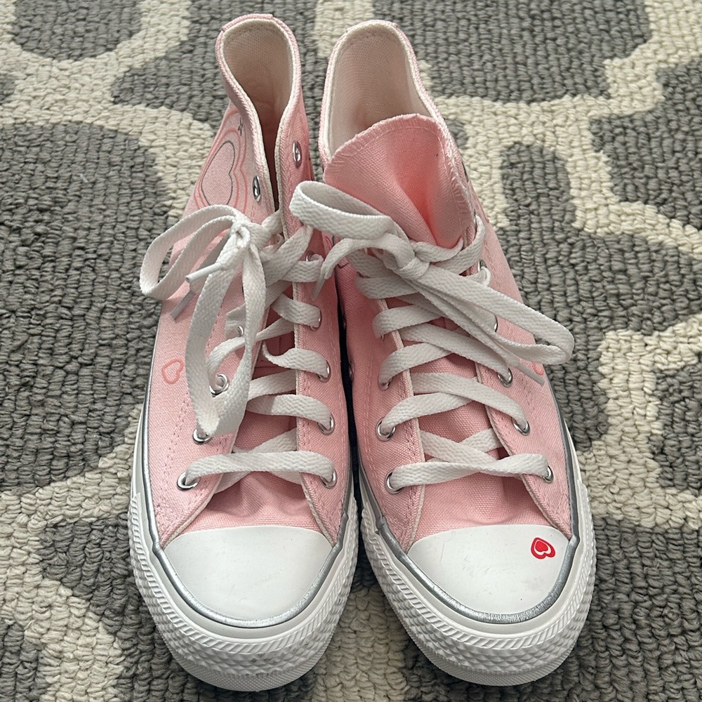 Converse Valentines Day 2024 Pink High Tops